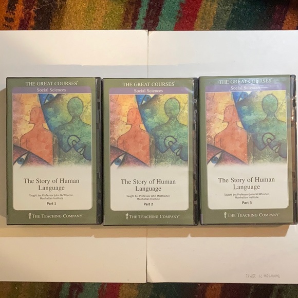 The story of human language by John McWhorter audio cassettes - Picture 1 of 2